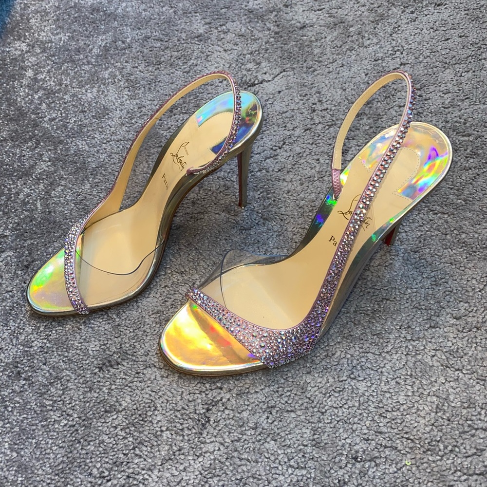 Christian Louboutin Swarovski Crystal Heels